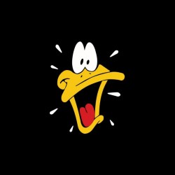 Tee shirt Daffy Duck visage  sublimation