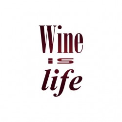 Wine is life white sublimation t-shirt