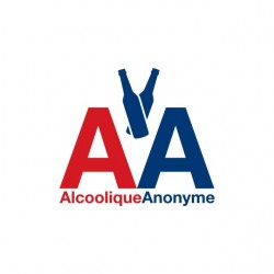 Alcoholic T-shirt Anonymous parody American Airlines white sublimation