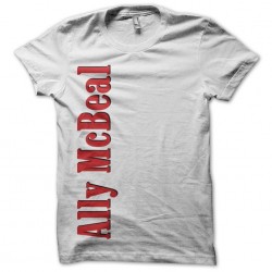 Ally McBeal white sublimation t-shirt
