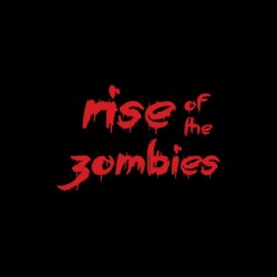 Rise of the zombies t-shirt black sublimation