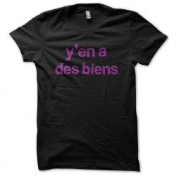 Y'en T-shirt has Didier goods Super black sublimation