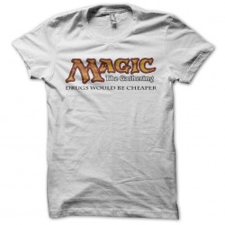 Magic The Gathering t-shirt parody drugs white sublimation