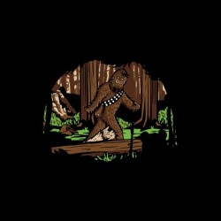 Tee shirt Wookie le big foot de Endor  sublimation