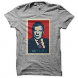 Tee shirt Denny Crane parodie Hope Obama gris sublimation