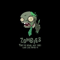 Tee shirt Les zombies sont morts mais vivent sublimation