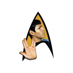 Tee shirt Star Trek Spock sign  sublimation