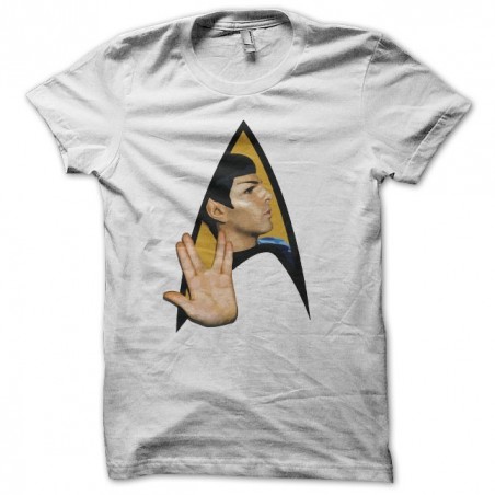 Star Trek Spock sign white sublimation t-shirt