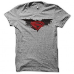T-shirt Batman & superman gray sublimation