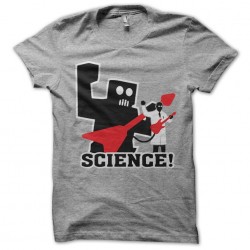 Tee shirt science & rocks gris sublimation