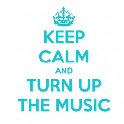 Tee shirt keep calm and turn up the music Chris Brown  sublimation
