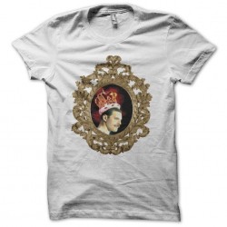 Freddie Mercury white sublimation portrait t-shirt