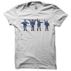 The Beatles Help pixel art white sublimation t-shirt