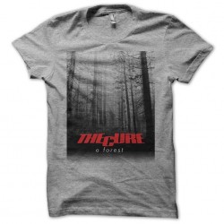 The Cure a forest sublimation gray t-shirt