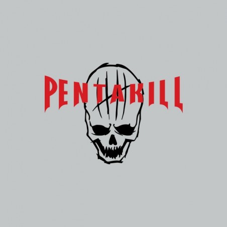 T-shirt Pentakill skull gray sublimation