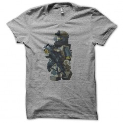 Tee shirt Lego Soldier gris sublimation