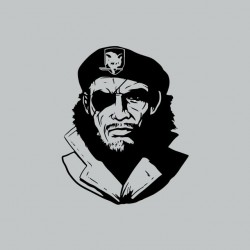 Tee shirt El Gran Jefe parodie Che Guevara gris sublimation