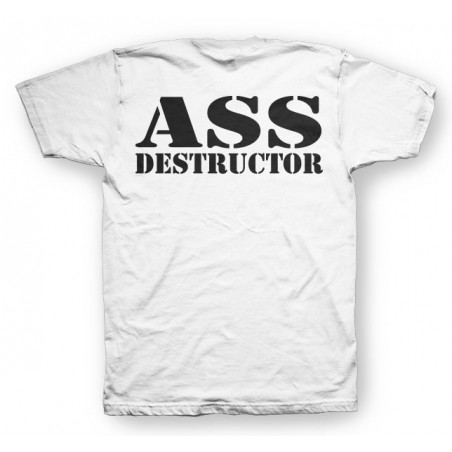 Romantic Lover Ass Destructor t-shirt white sublimation