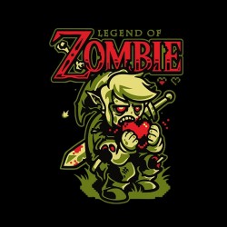 Tee shirt Legend of Zombie  sublimation