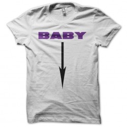 Baby t-shirt arrow notification white sublimation