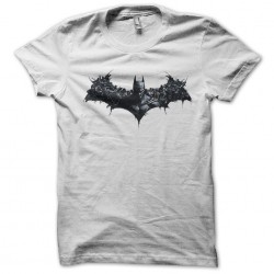 Batman arkham t-shirt origin white symbol sublimation