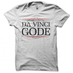 Da Vinci Gode parody Da Vinci t-shirt Code white sublimation