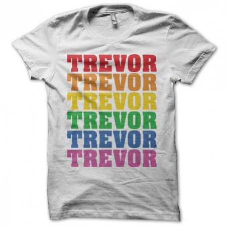 Trevor 6 colors white sublimation t-shirt