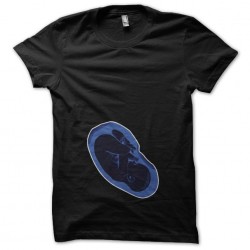 T-shirt Blue Fetus black sublimation