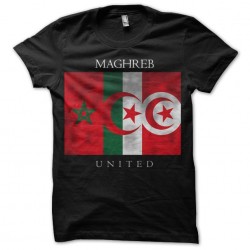 Maghreb united black sublimation t-shirt
