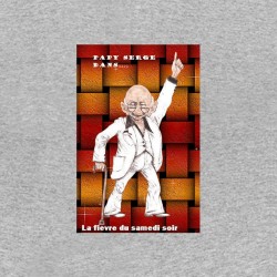 tee shirt papy serge gris sublimation