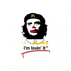 Tee shirt Che Guevara parodie Mac Donald's  sublimation