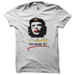 Che Guevara parody t-shirt Mac Donald's white sublimation