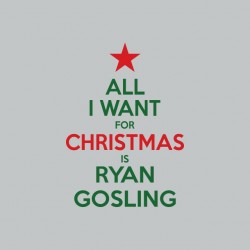 All i want for Christmas is Ryan Gosling gray sublimation t-shirt