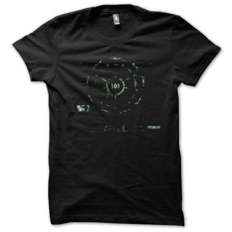 Fallout shelter 101 black sublimation t-shirt