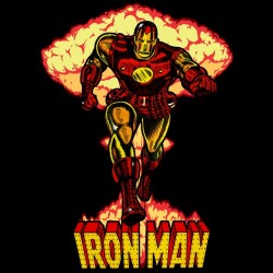 tee shirt Iron Man Atomic  sublimation