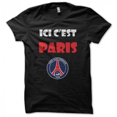 tee shirt ICI C'EST PARIS  sublimation