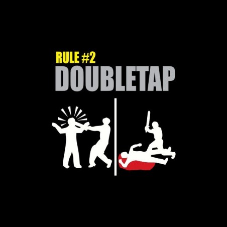 Welcome to Zombiland Rule No. 2 Doubletap black sublimation t-shirt