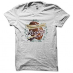 t-shirt Rugby Vintage white...