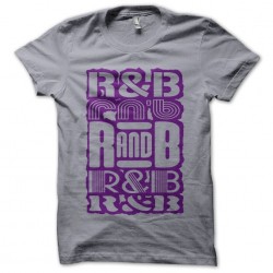 Tee Shirt RnB Purple gris sublimation