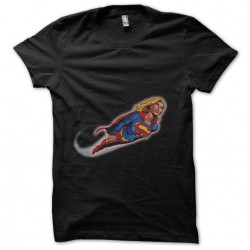 superwoman t-shirt in black sublimation