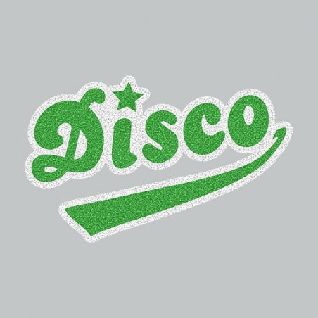 Tee Shirt Disco Green on Grey sublimation