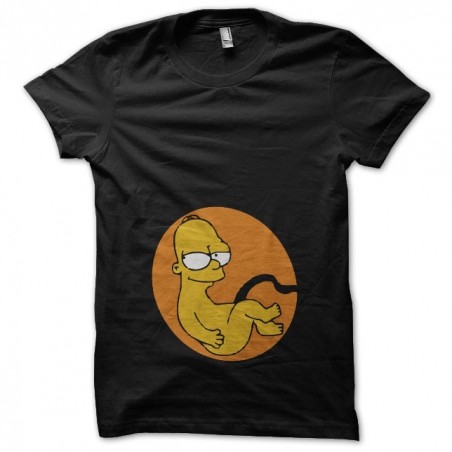 Tee shirt foetus Homer Simpson  sublimation