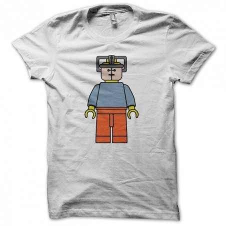 Tee shirt Hannibal Lecter parody Lego white sublimation