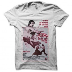 tee shirt bruce lee et shao lin kung fu  sublimation