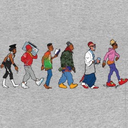 evolution rap music t-shirt sublimation gray