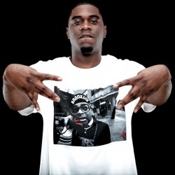 very rare big krit t-shirt in black sublimation