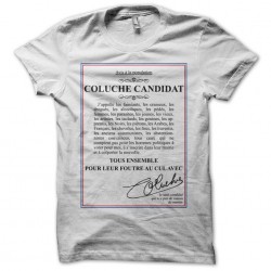 Tee shirt Coluche candidat...