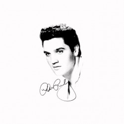 Tee shirt Elvis Presley signature  sublimation
