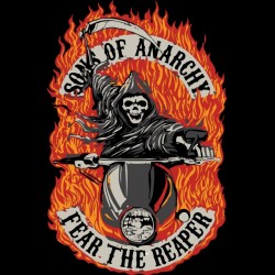 tee shirt sons of anarchy fear the reaper  sublimation