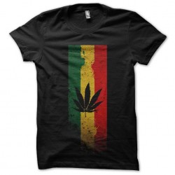 t-shirt dreapeau jamaicain black sublimation
